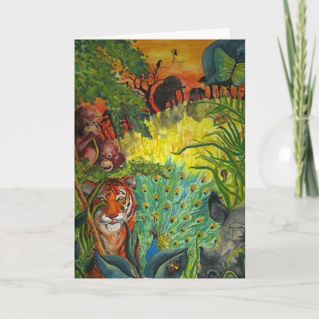 Carte Jungle indienne (Devant)