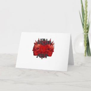 Carte Jusqu'à ce que la mort nous sépare sur fond blanc