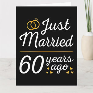 Carte Just Married 60 Years Ago II
