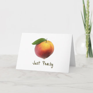 Carte Juste couleur pêche