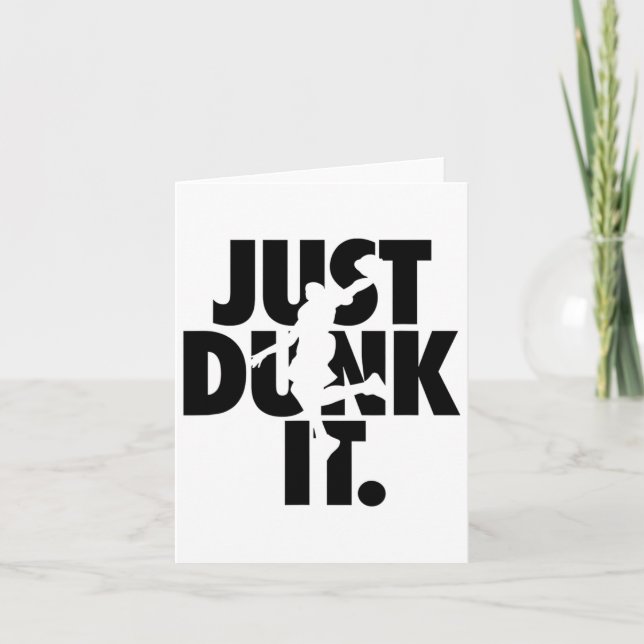 Carte Juste Dunk It Sketll Silhouette (Devant)