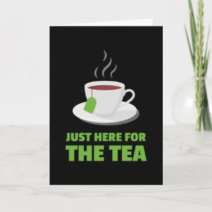 Carte Juste Ici Pour Boire Du Thé