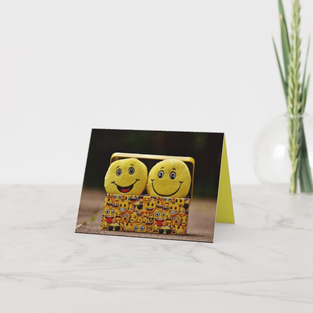 Carte Juste parce que, en pensant à vous, souriez aujour (Devant)