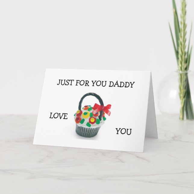 CARTE "JUSTE POUR VOUS, PAPA" RENTREZ CHEZ VOUS (Devant)