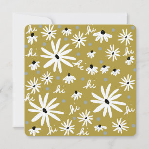 Carte Juste te dire bonjour