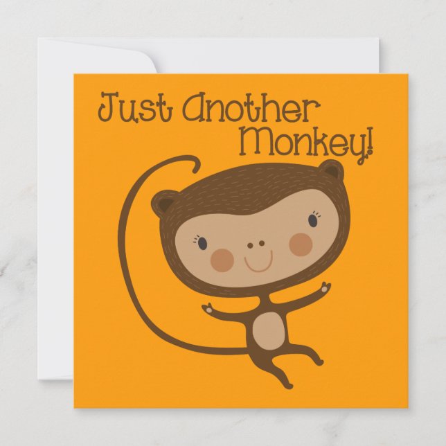 Carte Juste un autre singe (Devant)