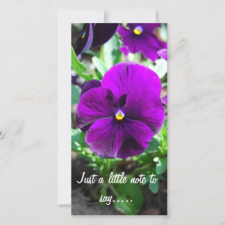 Carte Juste un petit mot à dire....