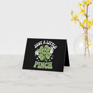 Carte Juste une petite pince infirmière St Patrick's Day