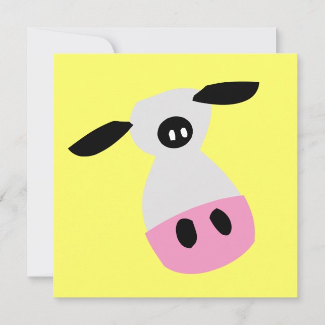 Carte Juste une vache (Devant)