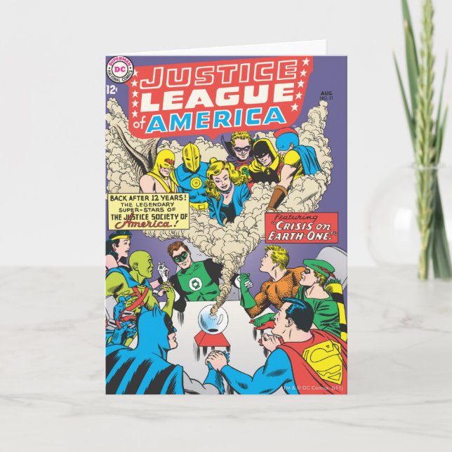 Carte Justice League of America Numéro 21 - Août (Devant)