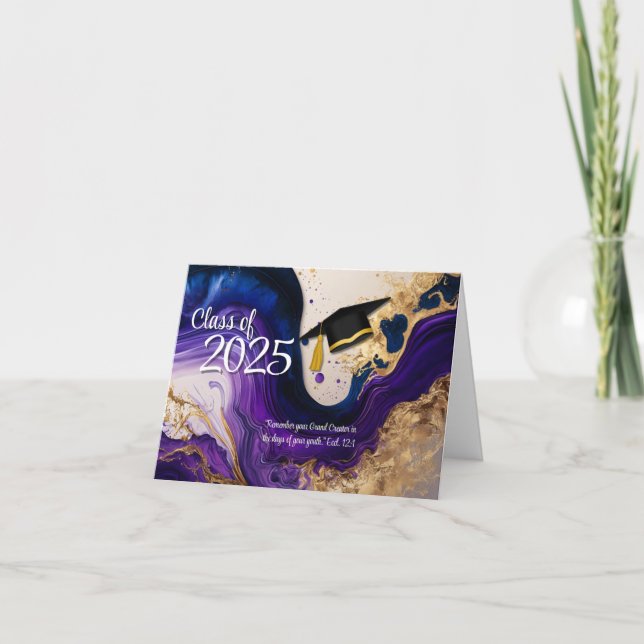 Carte JW High School Graduation Card Eccl. 12:1 (Devant)