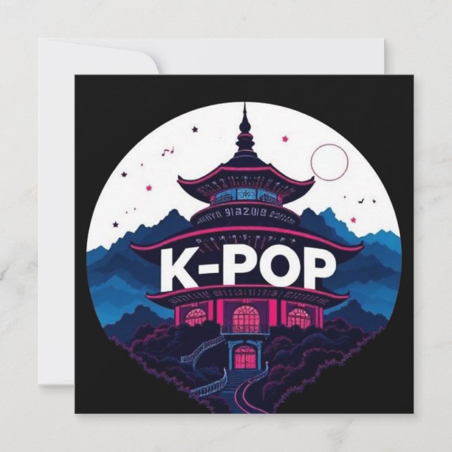 CARTE K-POP (Devant)