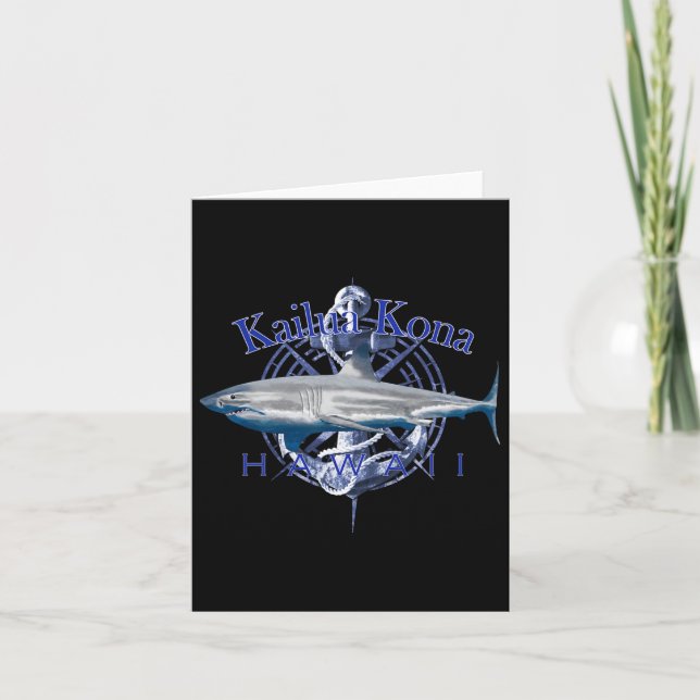 Carte Kailua Kona Hawaii Nautique Voile (Devant)