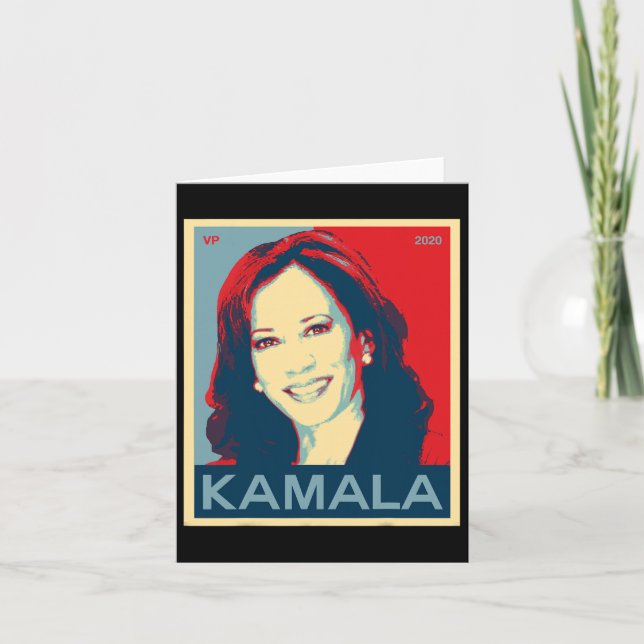 Carte Kamala Harris Pour Vice-Présidente 2020 (Devant)