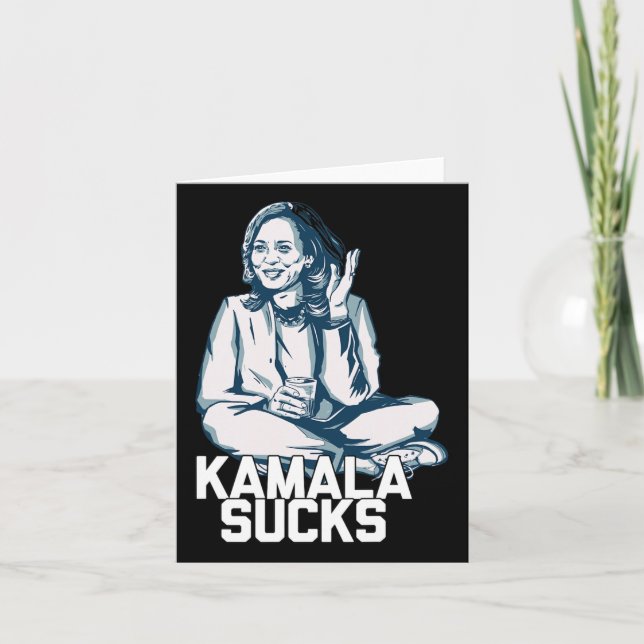 Carte Kamala Harris Président élection Trump Halloween (Devant)