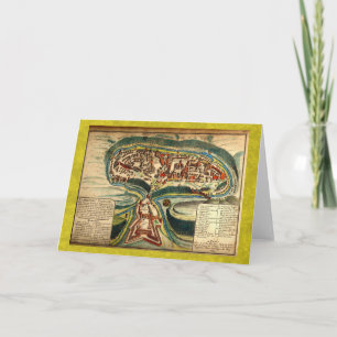 Carte Kamianets Podilskyi 1691