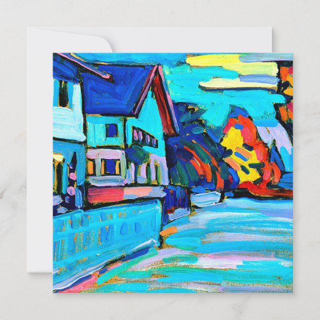 Carte Kandinsky - Deux maisons (Devant)