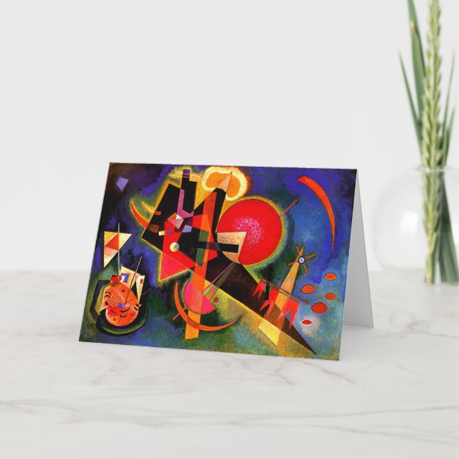 Carte Kandinsky - En Bleu, oeuvres d'art célèbres (Devant)