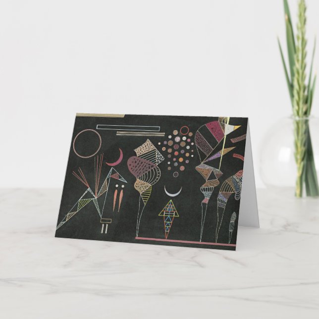Carte Kandinsky - Etude por Contrastes Reduits (Devant)
