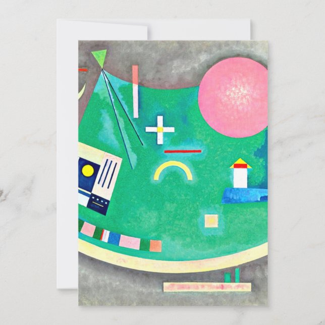 Carte Kandinsky - Flèche vers le cercle (Devant)