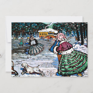 Carte Kandinsky - Hiver (Patineurs)
