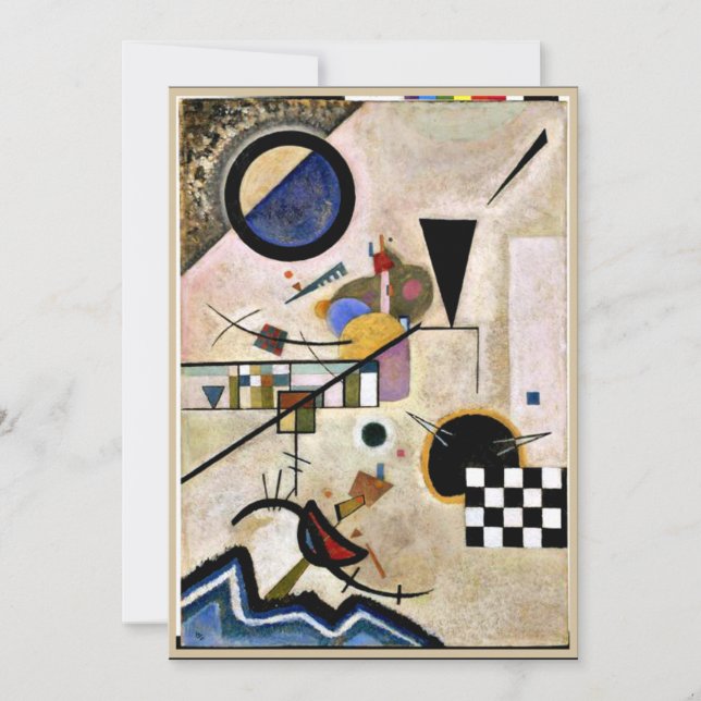 Carte Kandinsky - Les accords s'opposent (Devant)