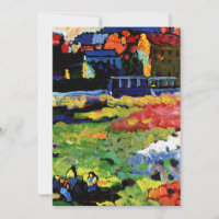 Kandinsky - Munich-Schwabing avec l'église