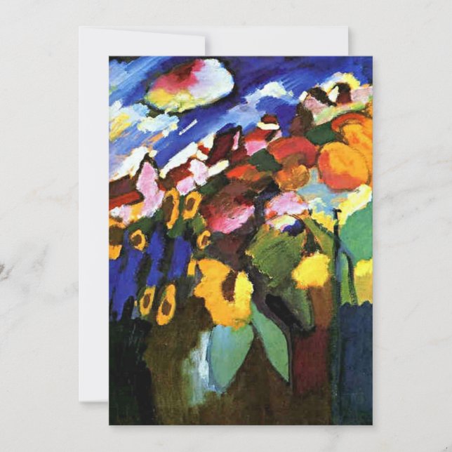 Carte Kandinsky - Murnau Garden, (Devant)