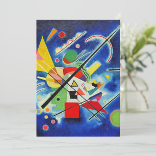 Carte Kandinsky - Peinture Bleue