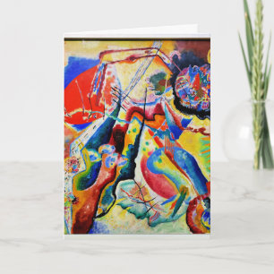 Carte Kandinsky - Tableau a la Tache Rouge