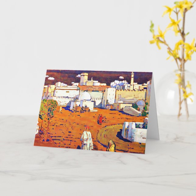 Carte Kandinsky - Ville arabe (Fleur jaune)
