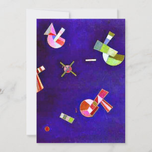 Carte Kandinsky - Vol fixe, art abstrait coloré