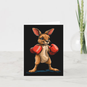 Carte Kangaroo Pour Une Vibe De Combat Amusante