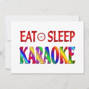 Carte Karaoke du sommeil