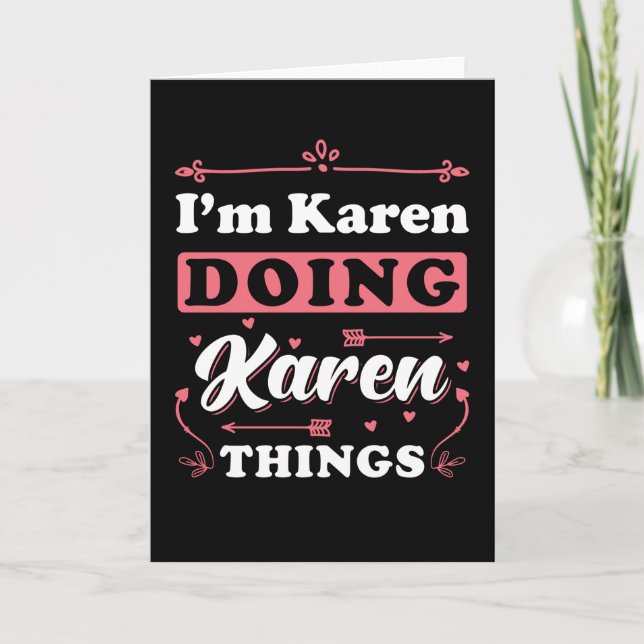 Carte Karen I Am Karen (Devant)