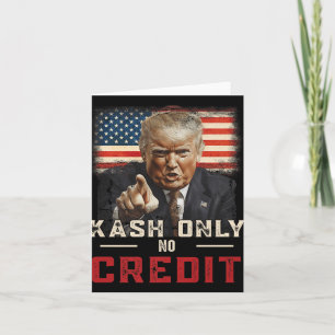 Carte Kash seulement Aucun crédit Donald Trump Premium
