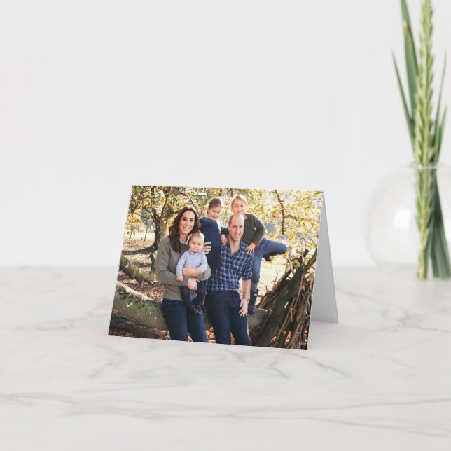 Carte Kate, William et enfants (Devant)
