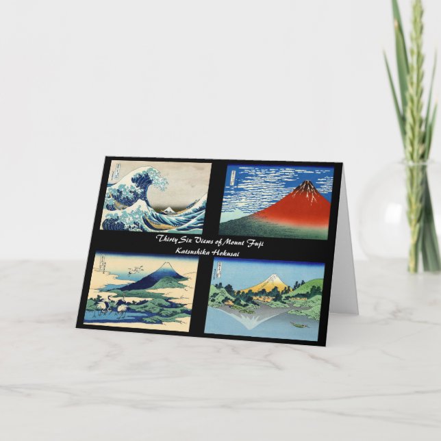 Carte Katsushika Hokusai - 36 Vues sur le Mont Fuji (Devant)