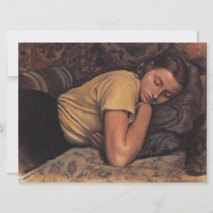 Carte Katya endormi (par Serebriakova)