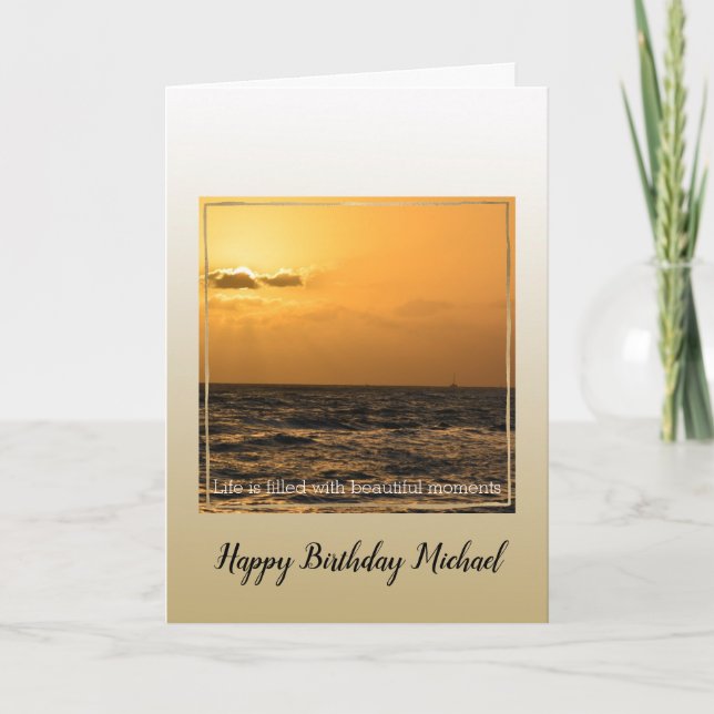 Carte Kauai Hawaii Océan Coucher de soleil de beauté Mom (Devant)