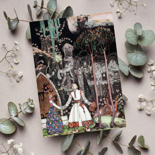 Carte Kay Nielsen Il a pris congé de la Princesse