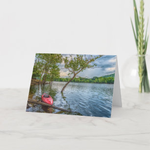 Carte Kayak Flottant Sur Le Lac Table Rock