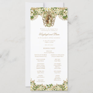 Carte Kayleigh Catholique Mariage Cérémonie de Messe Pro