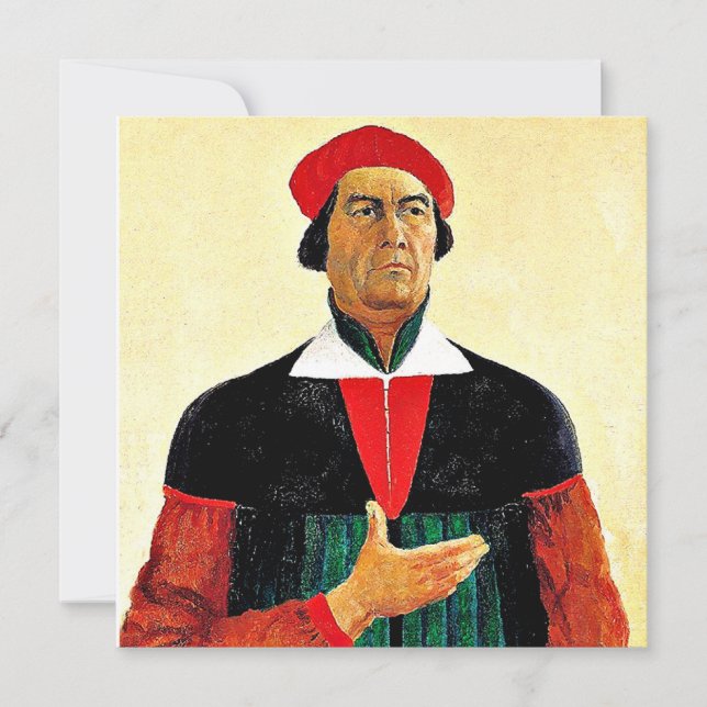 Carte Kazimir Malevich Self-Portrait, 1933 (Devant)