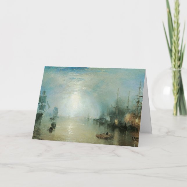 Carte Keelmen Height Coals, Lune par Joseph Turner (Devant)