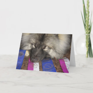 Carte Keeshond Show Puppy