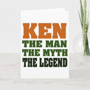 Carte KEN - l'Homme, le Mythe, la Légende !