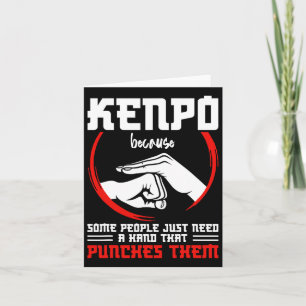 Carte Kenpo Fighter Arme Kenpo Instructor Karate Marti