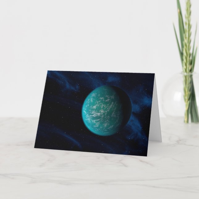 Carte Kepler 22b, Une planète extra-solaire. (Devant)