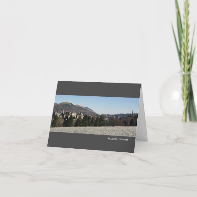 Carte Keswick en Cumbria (Devant)